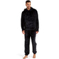 Snuggaroo Men's Soft Fleece Hooded PJs – Cozy Loungewear Set with Pyjama Bottoms and Top