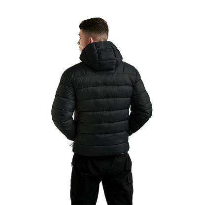 Men's Nicce Hooded Puffer Jacket – Water-Resistant, Padded Coat with Zip Pockets